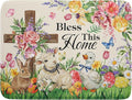 Easter Farmhouse Dish Drying Mat Funny Animal Microfiber Dish Pad by Giwawa
