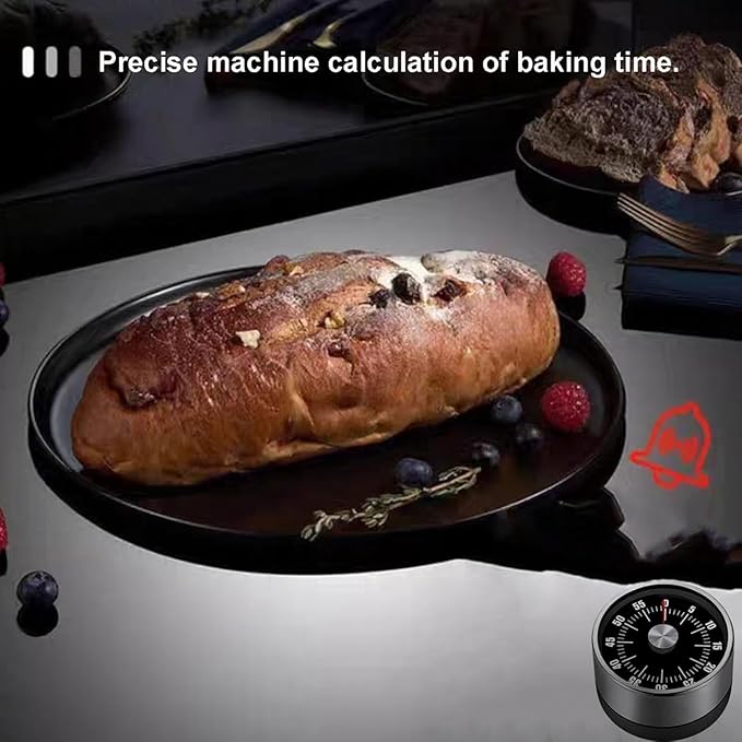 Digital Kitchen Timer for Cooking, Loud Alarm, Magnetic Back - Image 2