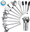 Stainless Steel Cooking Utensils Set, Berglander 13 Pieces Kitchen Utensils Set by Berglander