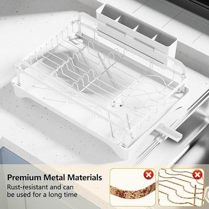 LIYI Dish Drying Rack for Kitchen Counter - Image 4