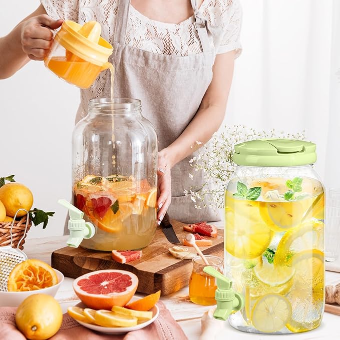 Havawish 2 Pcs 1 Gallon Plastic Beverage Dispenser - Image 6