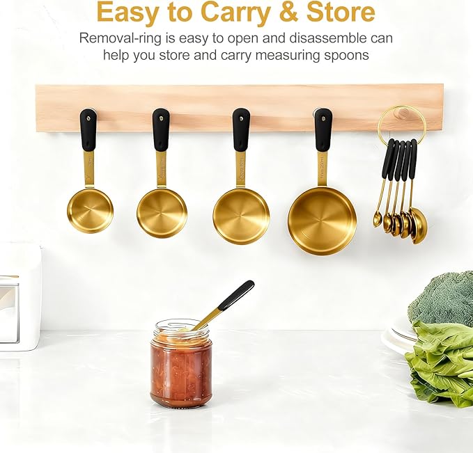 Bopei Measuring Cups and Spoons Set - Image 4
