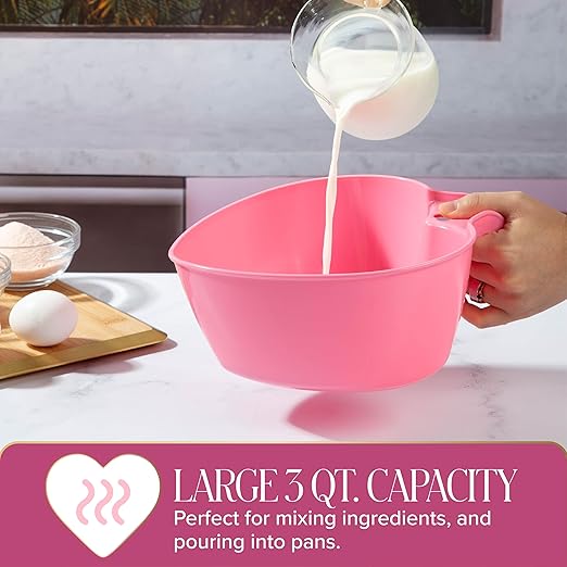Paris Hilton Heart Bowl & Colander Set, Nesting 2-Piece Design - Image 3
