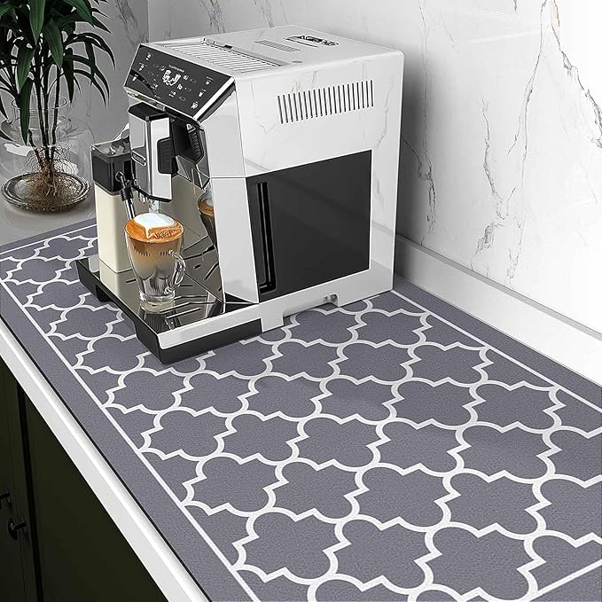 WISELIFE Dish Drying Mat Super Absorbent Drying Mat Large Dish Drying Mats - Image 2