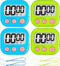 ZILLEEN Classroom Timer for Kids Teachers 4 Pack Digital Timers by ZILLEEN
