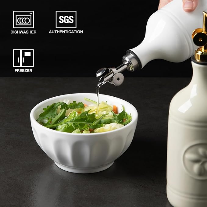 Sweejar 16 Oz Ceramic Olive Oil Dispenser Bottle, Oil Dispenser - Image 3