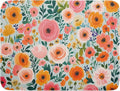 Watercolor Flower Dish Drying Mat by Giwawa