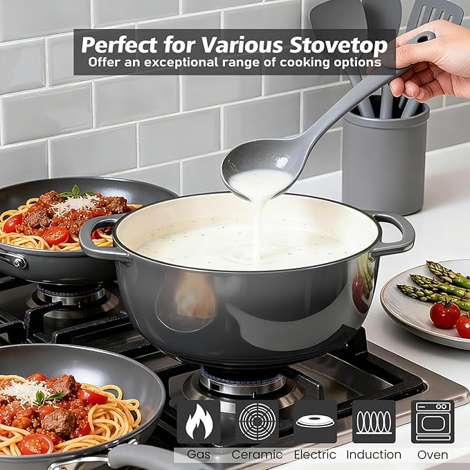 Enameled Cast Iron Dutch Oven - Image 6