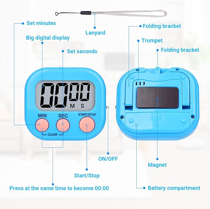 Mwellewm 6 Packs Digital Timers - Image 7