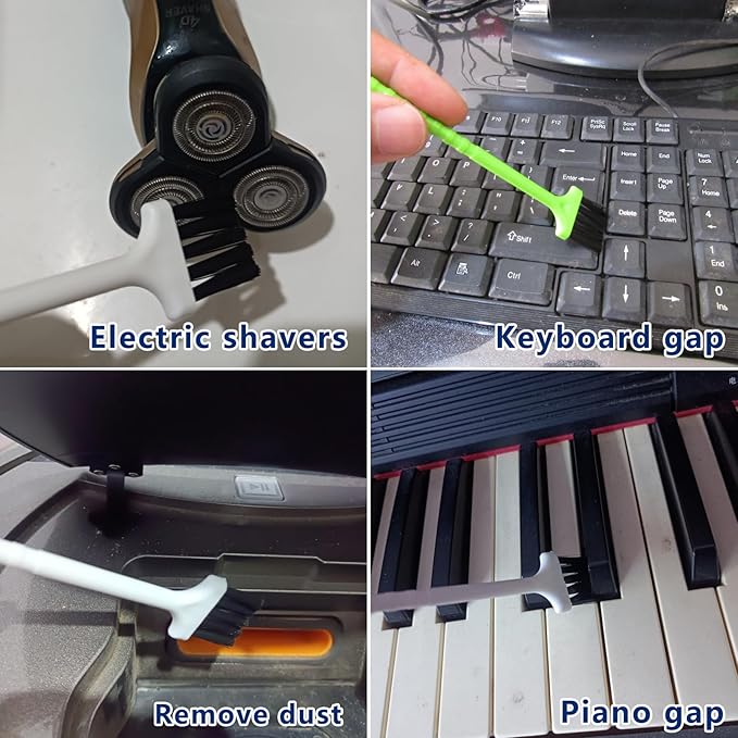 11Pcs Crevice Cleaning Brush Set, Hard Bristle Gap Cleaner Brushes, Tight Spaces - Image 5