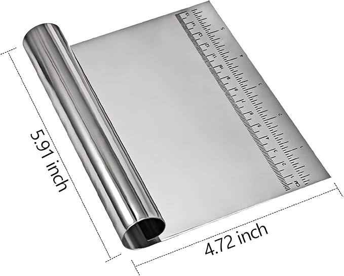 Dough Pastry Scraper Stainless Steel Bench Scraper - Image 7