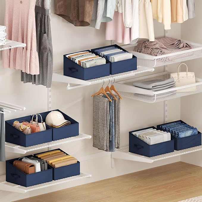 DIMJ Closet Storage Bins 12 Pack - Image 3