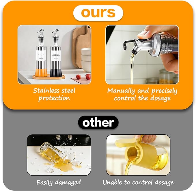 Olive Oil Dispenser Bottles for Kitchen - Image 5