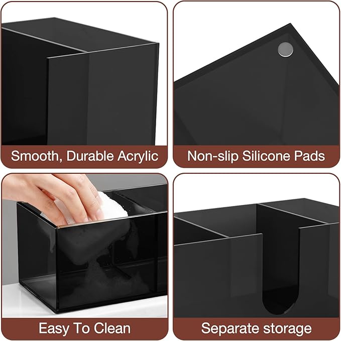 Acrylic Coffee Cup Holder for Countertop, 3 Slots Acrylic Coffee Bar - Image 5