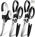 OMDAR Food Grade Kitchen Scissors All Purpose 3 Pack by OMDAR