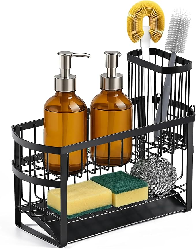 Kitchen Sink Organizer Caddy, 2 Tier Sink Caddy Organizer - Image 8