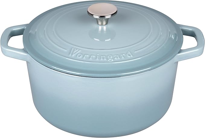 VORRINGARD Enameled Cast Iron Dutch Oven Pot - Image 4