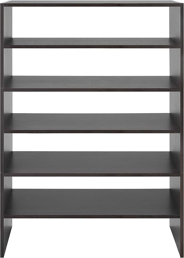 Whitmor Wood Stackable 2-Shelf Shoe Rack, 24 INCH - Image 8
