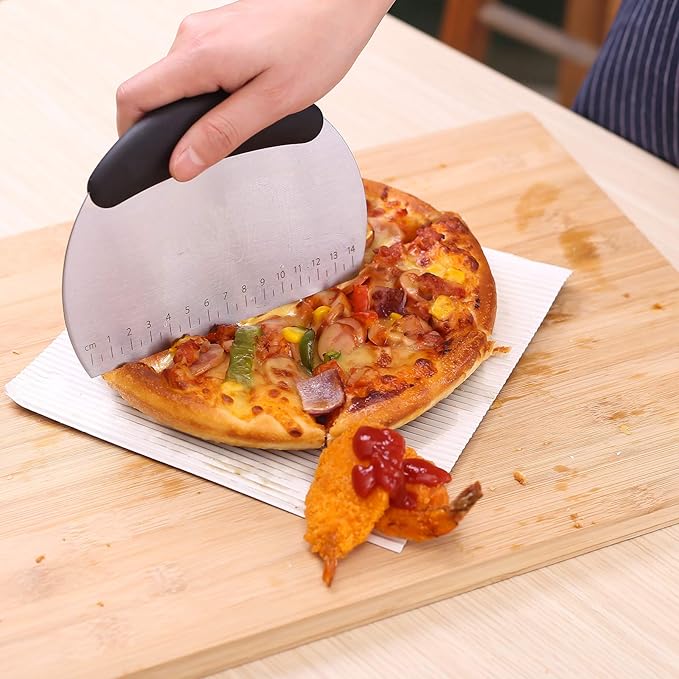 1 pcs Dough Pastry Scraper Chopper/Stainless Steel Dough Scraper Cutter - Image 5