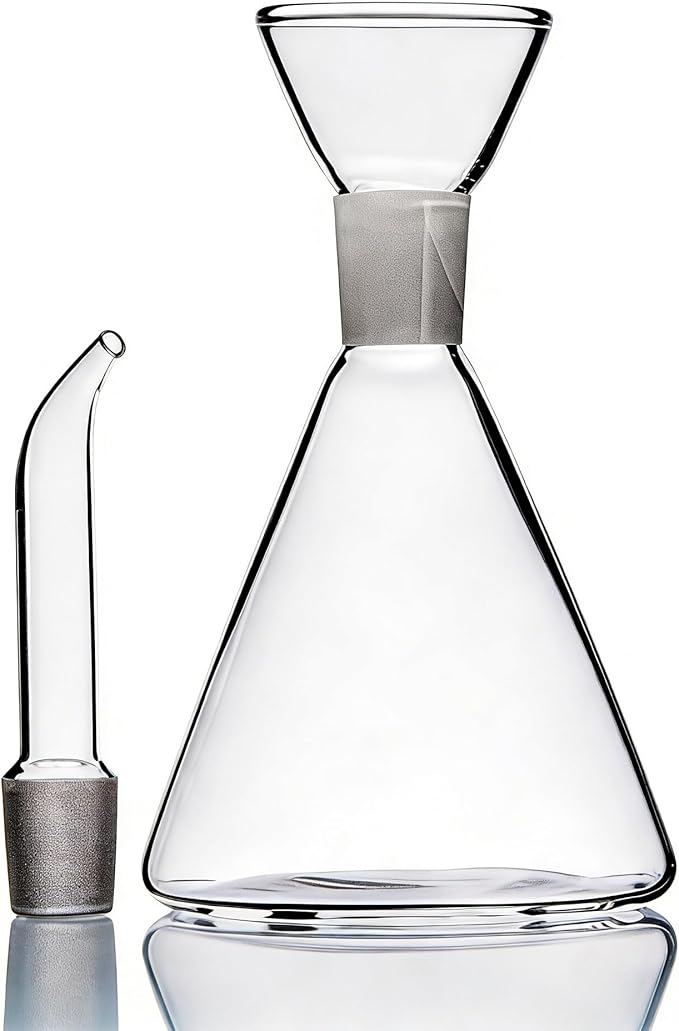 ELETON Conical Borosilicate Glass Olive Oil Dispenser – Non Drip Oil Bottle - Image 6