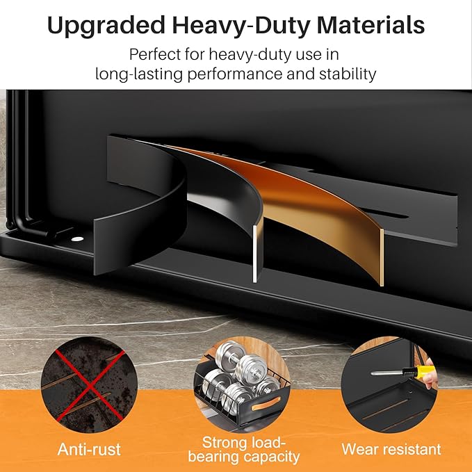 Pull out Cabinet Organizer, Heavy Duty Slide out Pantry Shelves Drawer Storage - Image 5