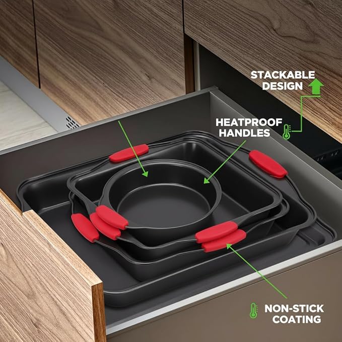 NutriChef Baking Pans Set - Image 3