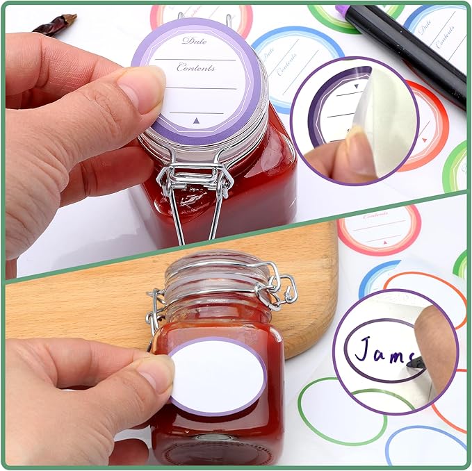 Small Glass Jars with Lids, 4 oz Spice Jars with Labels, Small Glass Containers - Image 6