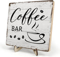 Coffee Bar Decor Sign – Rustic Wooden Plaque by DMADNF