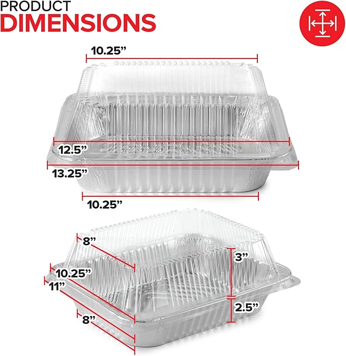 Stock Your Home 9x13 Disposable Baking Pan - Image 3