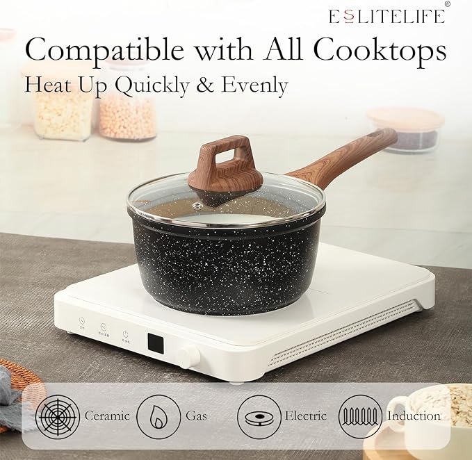 ESLITE LIFE Nonstick Sauce Pan - Image 4