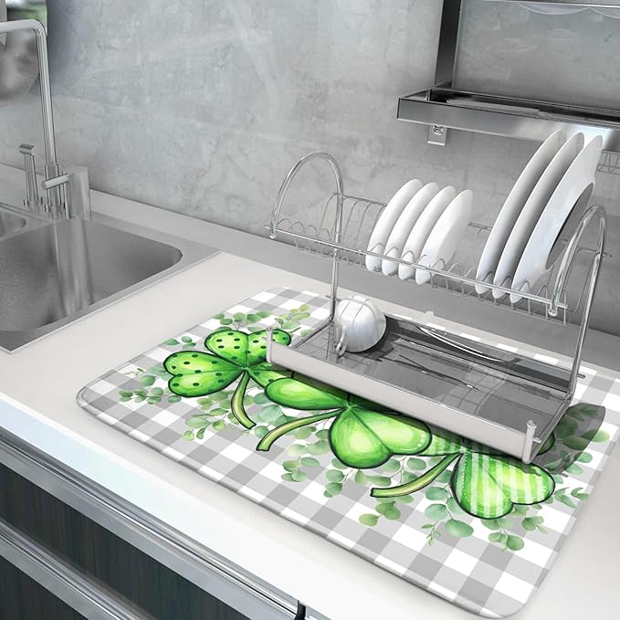 St Patricks Day Dish Drying Mat - Image 5