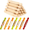 20 Pieces Mini Rolling Pin for Crafts 5.5 Inches Long Wooden Dough Roller Small by Sieral