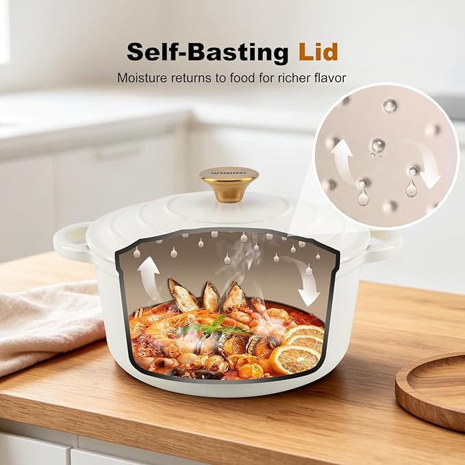 Enameled Cast Iron Dutch Oven - Image 4