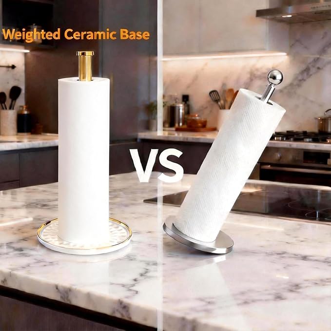 Paper Towel Holder Countertop, Kitchen Paper Towels Holder - Image 4