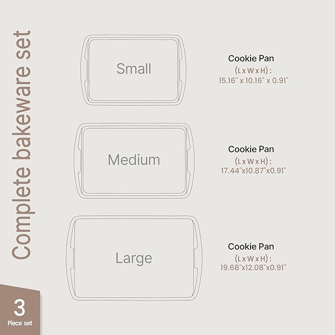 BAKKEN Kitchen Baking Pan Set - Image 2