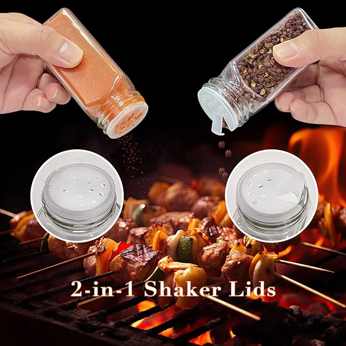 30 Pcs Spice Jars, 4oz Seasoning Containers - Image 3