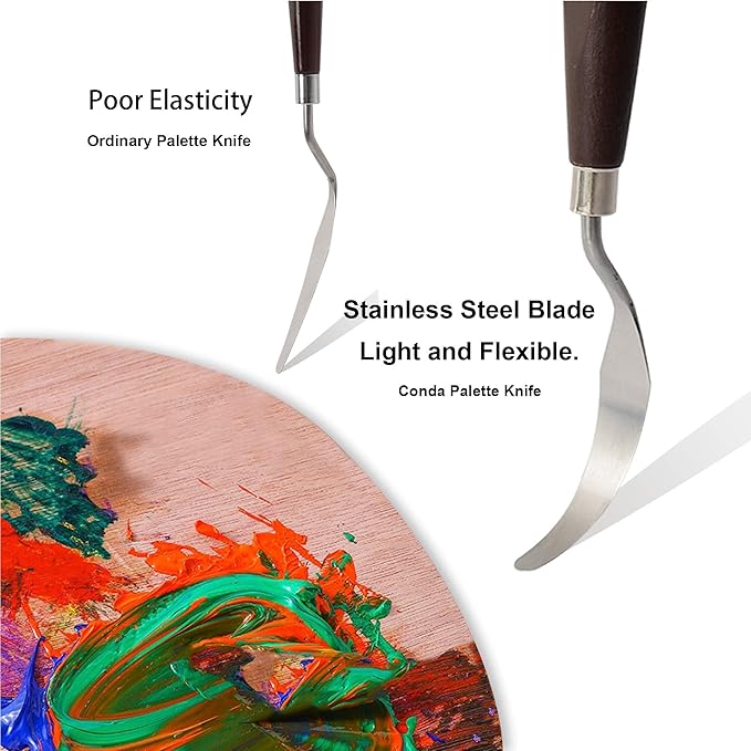 CONDA 5 Pcs Palette Knife Painting - Image 4