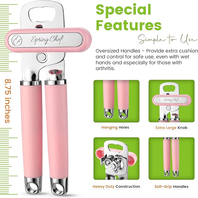 Spring Chef Stainless Steel Can Opener - Image 3