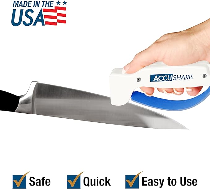 AccuSharp Knife Sharpener, Ergonomic Comfortable Handle, Compact & Easy to Use - Image 5