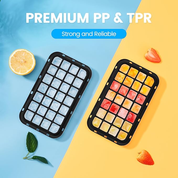 Ice Cube Tray with Lid and Bin, Ice Trays - Image 6