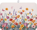 Kawani Spring Summer Flowers Dish Drying Mat by Kawani