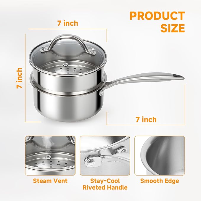Ohtomber Stainless Steel Sauce Pan - Image 5