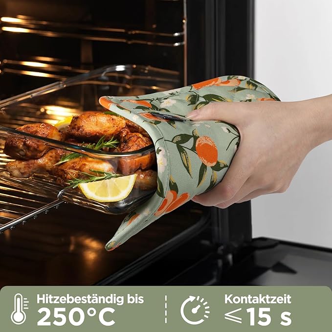 BONTHEE Pot Holders for Kitchen Heat Resistant Hot Pads for Countertops Oven - Image 2