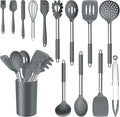 E-far 14 Pieces Silicone Cooking Utensils Set, Kitchen Utensils Set by E-far