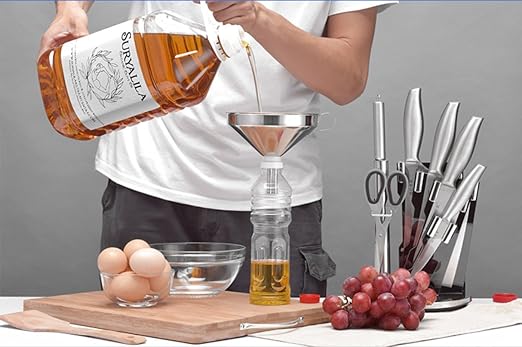 5-Inch Food Grade Stainless Steel Kitchen Funnel - Image 5
