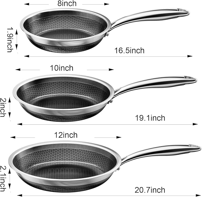 FogDream 8, Hybrid Nonstick Skillet - Image 2
