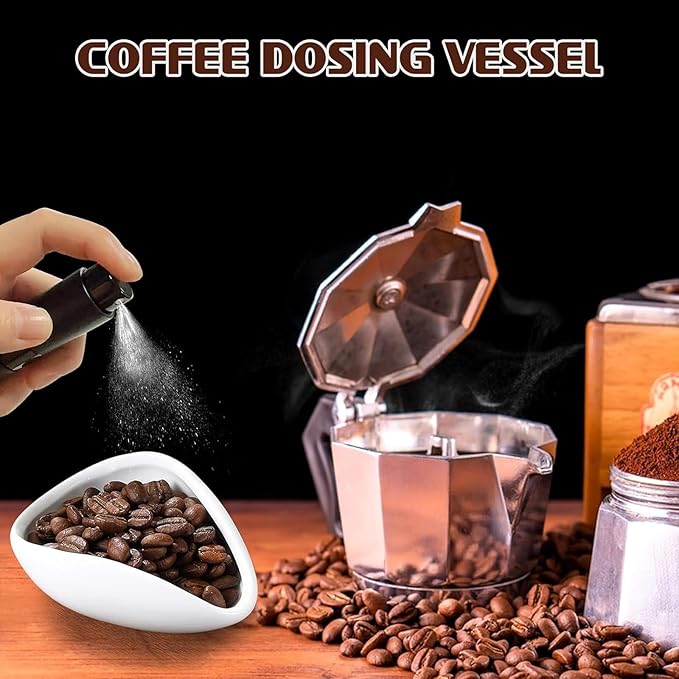 Coffee Bean Dosing Cup and Spray Bottle Set, Coffee Bar Espresso Accessories - Image 2