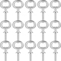 Cunhill 15 Pcs Metal Bottle Opener Blank Bulk Bottle Opener Inserts Parts by Cunhill