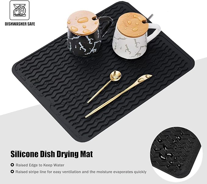 Silicone Dish Drying Mat for Multiple Usage, Easy clean, Eco-friendly, - Image 6