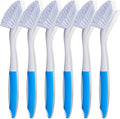 Hsei 6 Pcs Blue Kitchen Scrub Dish Brush Bulk by Hsei